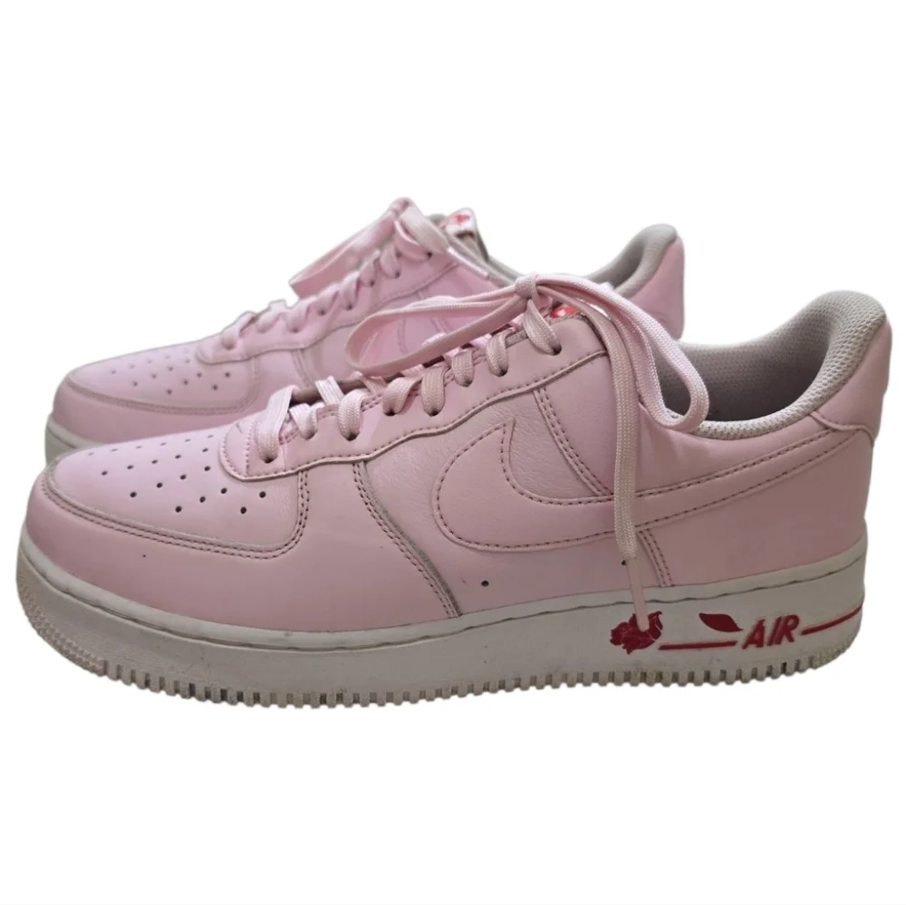 The Nike Air Force 1 Low Rose Pink Men's 10 Pink White Red